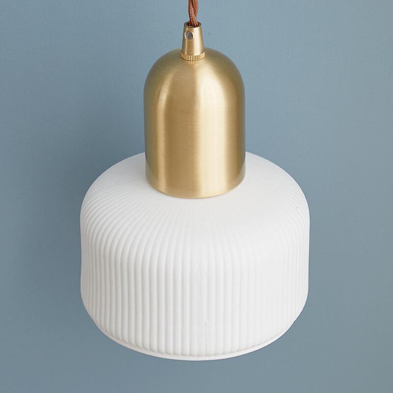 Nordic Minimalist Bottle Shaped 1-Light Ceramic Pendant Light