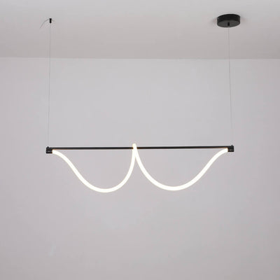 Modern Creative Twisted Line LED Chandeliers
