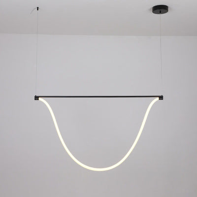 Modern Creative Twisted Line LED Chandeliers
