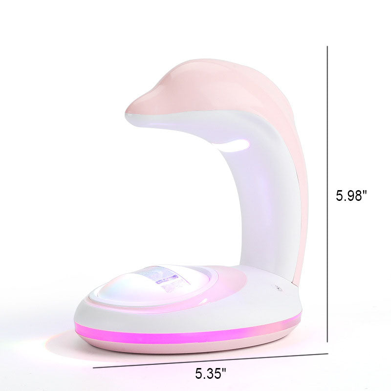 Kreative Delphin-Projektions-Regenbogen-LED-USB-Nachtlicht-Tischlampe 