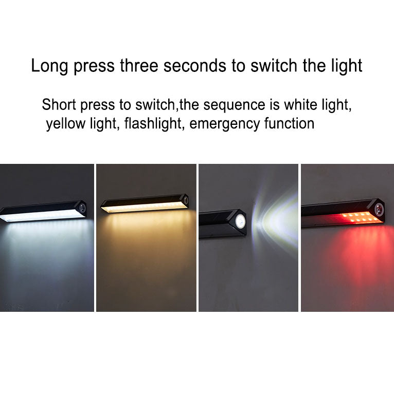Tira Solar 51 LED Magnética Exterior USB Luz Multifunción Impermeable 