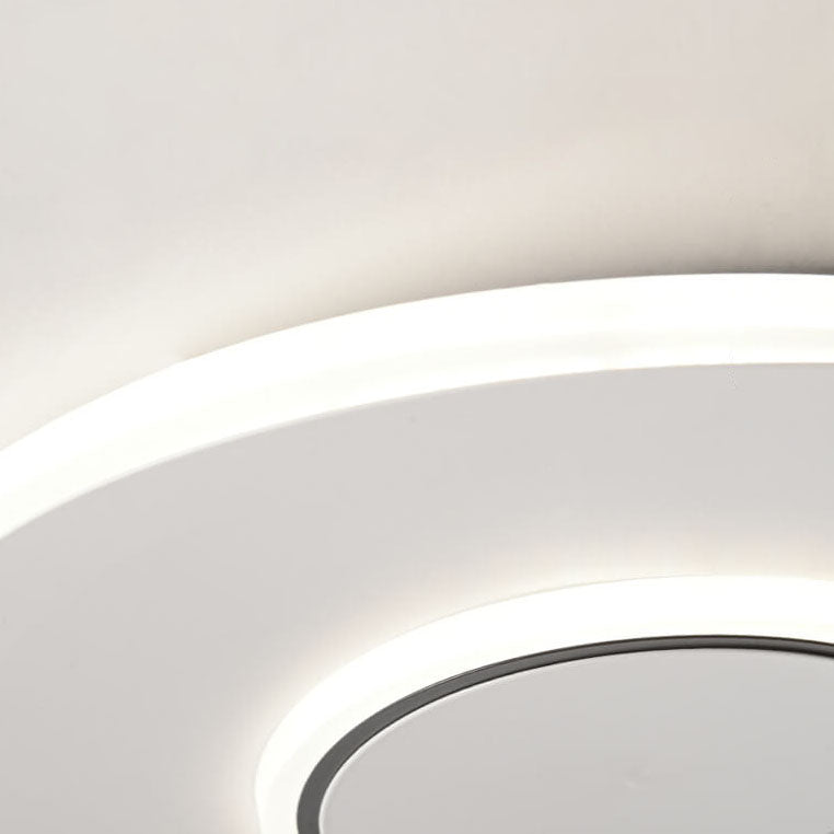 Modern Minimalist Square Round Ultra-Thin LED Flush Mount Ceiling Light
