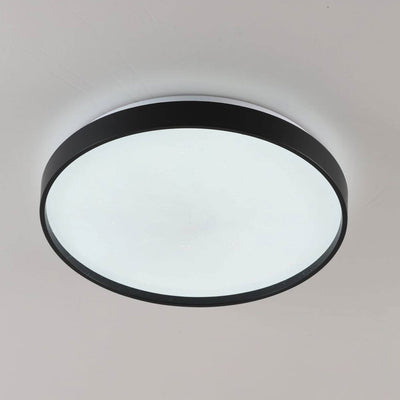Minimalist Creative Star Empty Circular LED Iron Flush Mount Ceiling Light