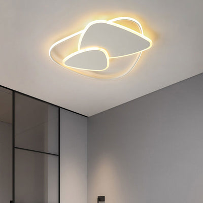 Minimalist Creative Geometric Triangle LED Flush Mount Ceiling Light