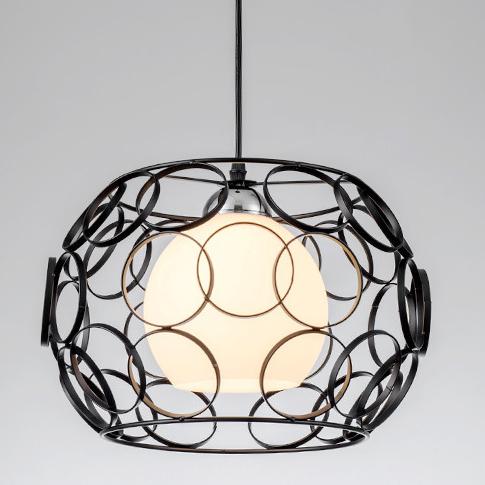 Modern Creative Wrought Iron 1-Light Pendant Light