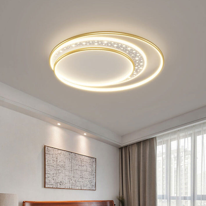 Nordic Creative Simple Circle Tangent Gypsophila Dekorationsdesign LED Unterputzleuchte 