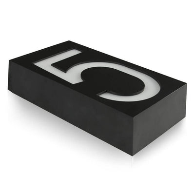 Panneau de porte solaire numérique RGB LED, lampe murale de décoration extérieure