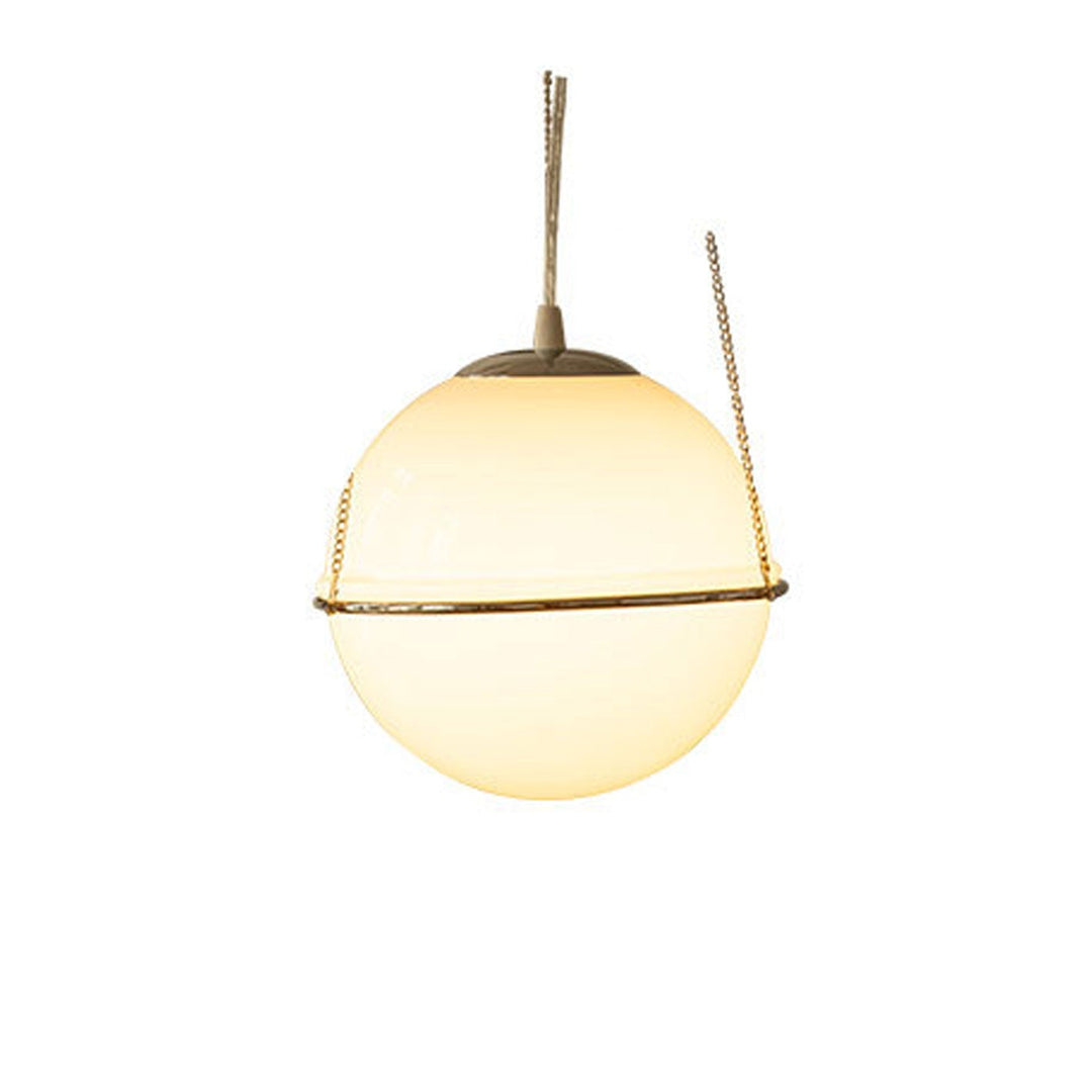 Japanische Vintage Wabi-Sabi Glas Pendelleuchte mit 1 Leuchte 