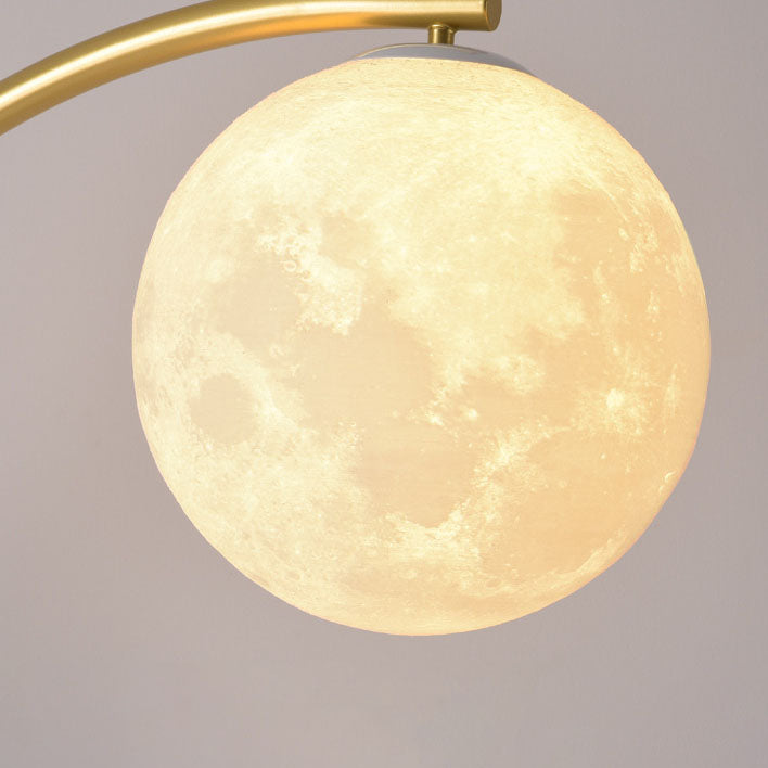 Lámpara de pie de 1 luz de hierro y mármol minimalista moderna 