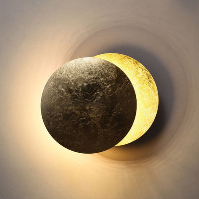 Nordic Creative Moon Eclipse Alloy LED Wall Sconce Lamp