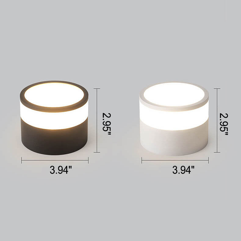 Modern Minimalist 1-Light LED Flush Mount Ceiling Light