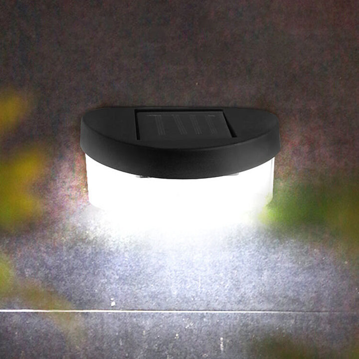 Lámpara de Aplique de Pared para Jardín con Energía Solar LED 