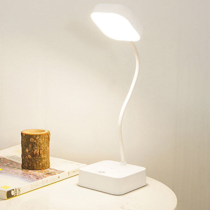 Simple Square Rechargeable Folding Touch LED Eye Care Desk Lamp