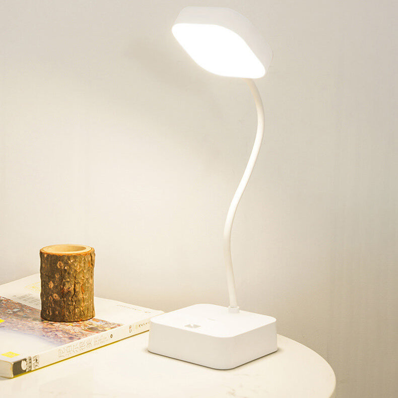 Lampe de bureau LED tactile pliable rechargeable carrée simple pour le soin des yeux 