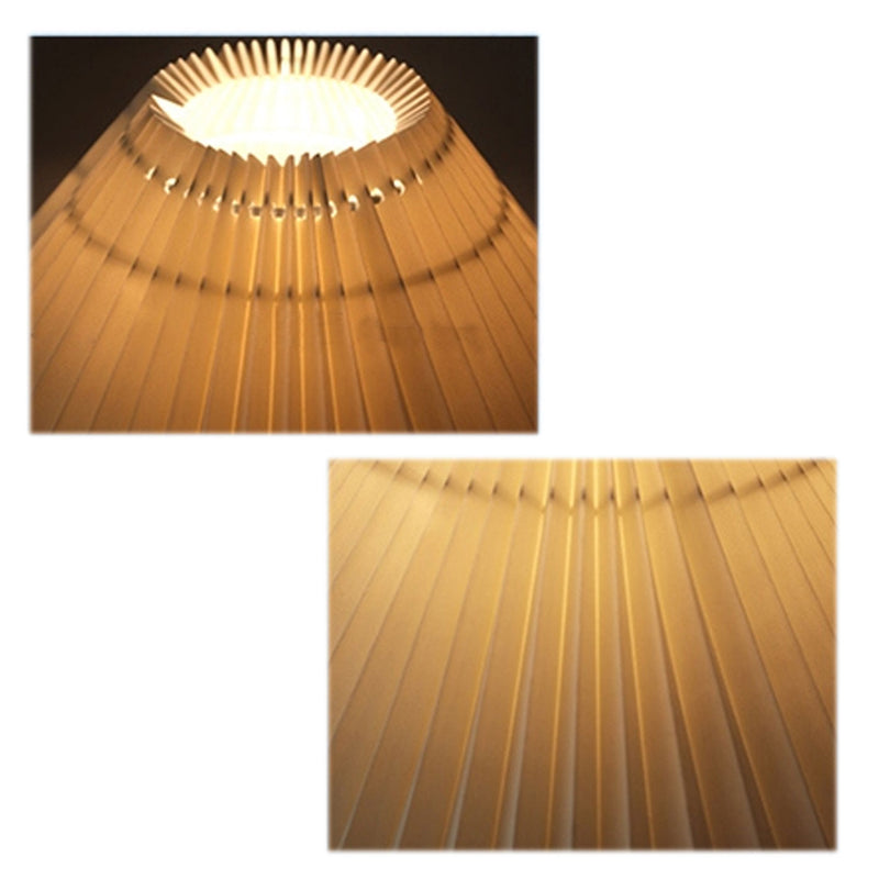 Creative Mediterranean Pleated Lampshade Lighthouse Base 1-Light Table Lamp