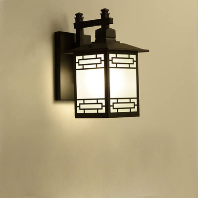 Chinesische wasserdichte 1-Licht-Gartenlicht-Wandleuchte für den Außenbereich 