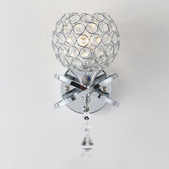 Creative Minimalist Crystal 1-Light Wall Sconce Lamp