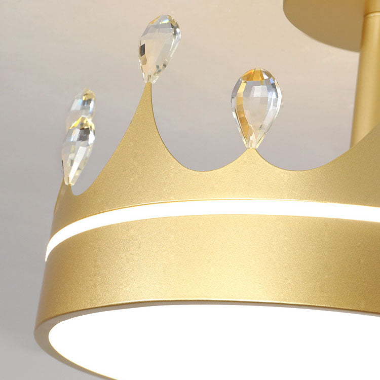 ضوء سقف مثبت شبه متدفق للأطفال بتصميم كرتوني إبداعي مع إضاءة LED 