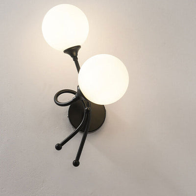 Modern Minimalist Knot Shape Design 2-Light Wall Sconce Lamp