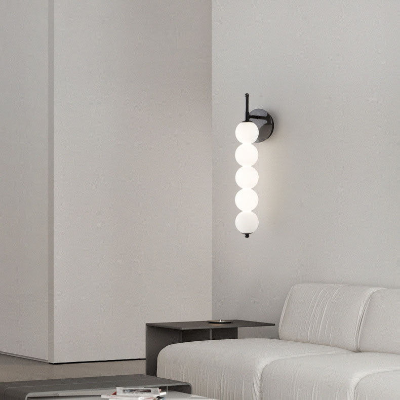 Nordic Light Luxury Glass Pearl LED-Wandleuchte