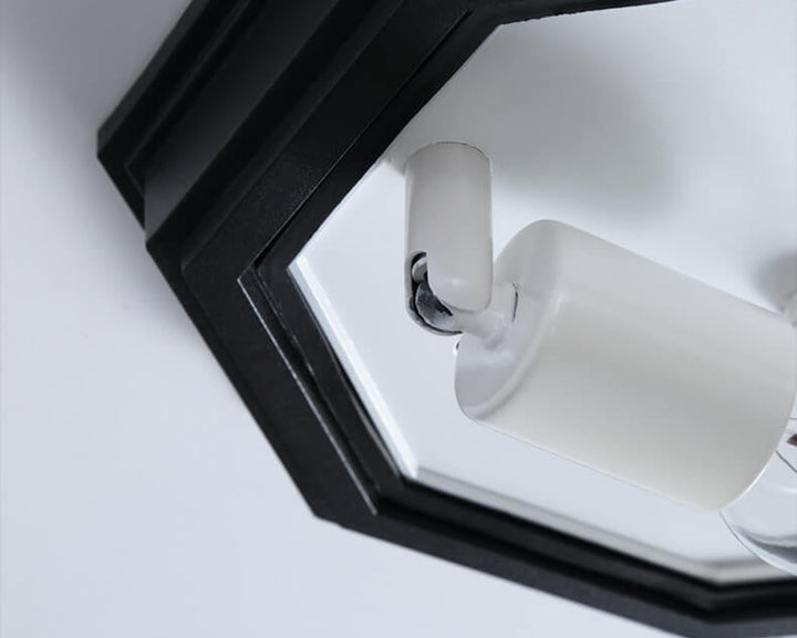Vintage Industrielle Aluminium Symmetrisches Design 1-Licht Deckenleuchte 