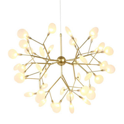 Modern Metal Branches 27/36 Light Fireflies LED Chandeliers