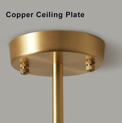 Minimalist Glass Ball 2-Light C Shape Semi-Flush Mount Lighting