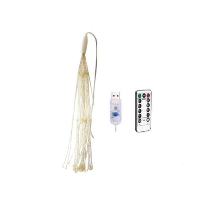 Feux d'artifice Lumière Pissenlit Fil de cuivre 120/200 Lumière Batterie USB Solaire LED Lumière décorative 