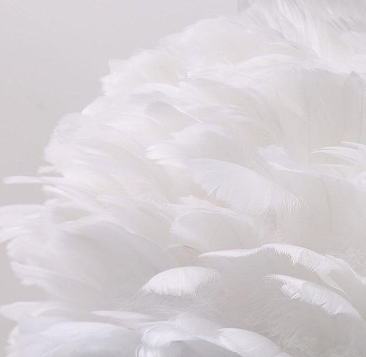 Lampe de sol moderne à globe à 1 lumière Feather 