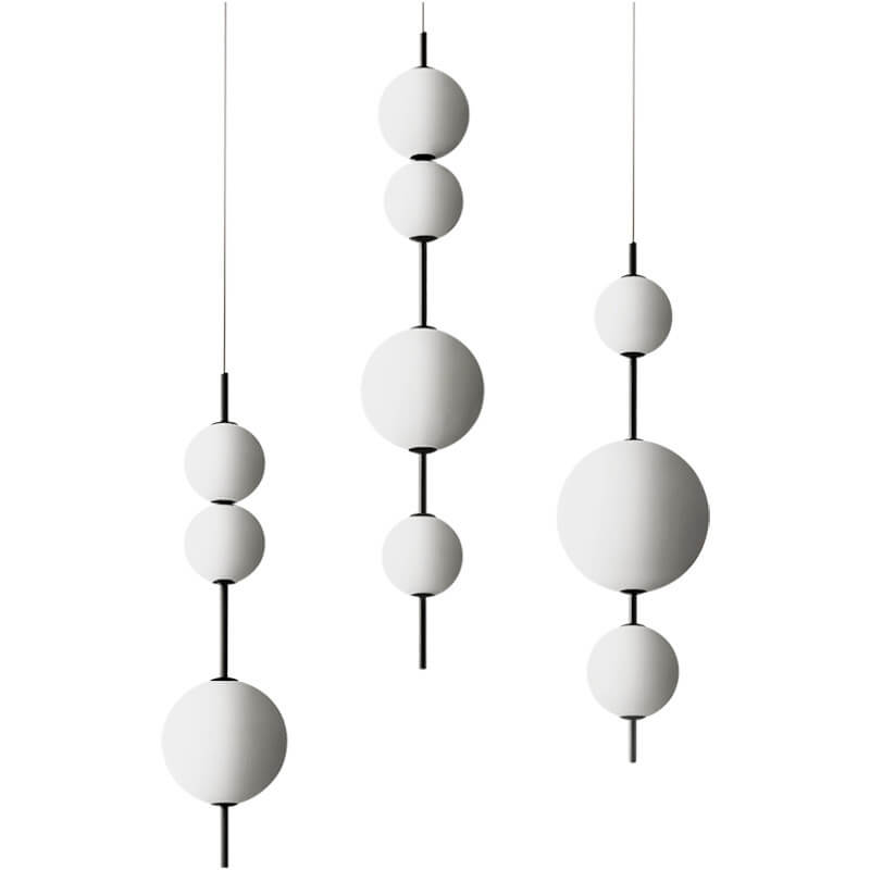 Moderne minimalistische kreative Glasball-LED-Pendelleuchte 