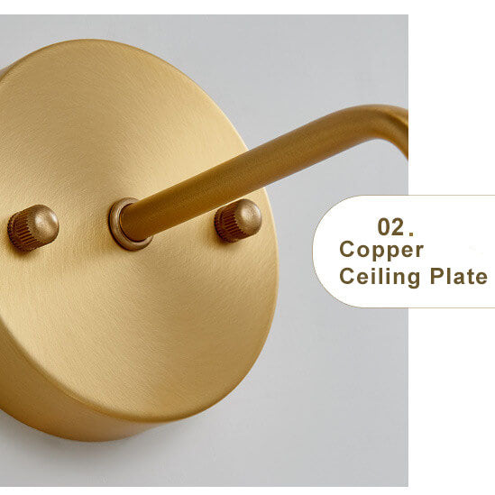 Lampe applique murale à dôme irrégulier à 1 lumière en verre ondulé 