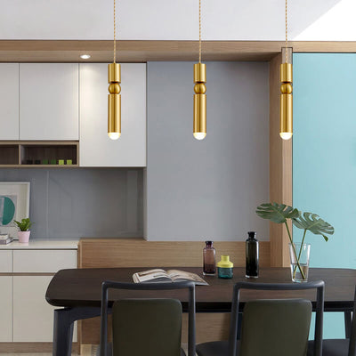 Simple 1-Light Long Strip Pendant Light