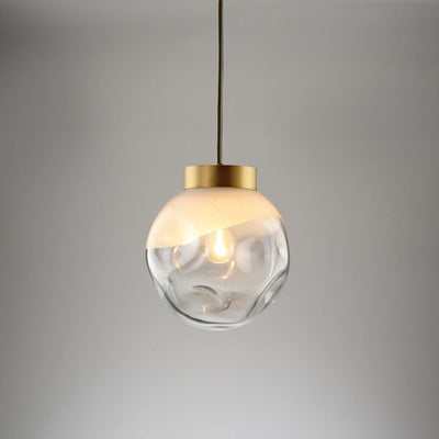 Modern Creative Glass Irregular Sphere 1-Light  Pendant Light