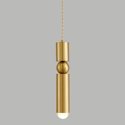 Simple 1-Light Long Strip Pendant Light