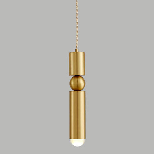 Simple 1-Light Long Strip Pendant Light