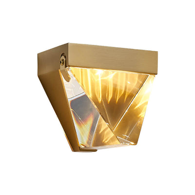 Modern Geometry 1-Light LED Wall Sconce Lamp
