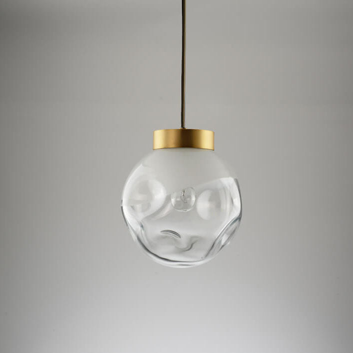 Modern Creative Glass Irregular Sphere 1-Light  Pendant Light