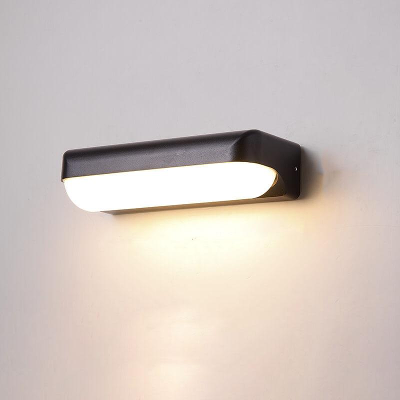 Applique Murale Étanche à LED en Forme de Cylindre Rétro 1/2 Lumière 