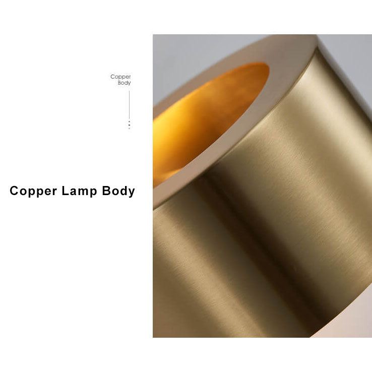 Modern 1-Light Drum Shaped Wall Sconce Lamp