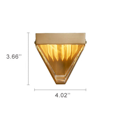 Modern Geometry 1-Light LED Wall Sconce Lamp