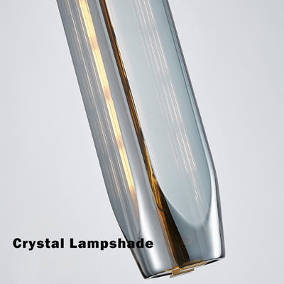 Crystal 1-Light Long Jar Pendelleuchte 