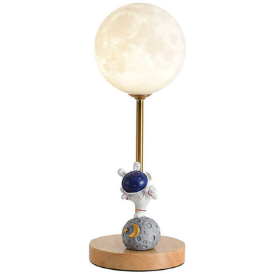 Nordic Creative 3D Printed Moon 1-Licht dekorative Tischlampe
