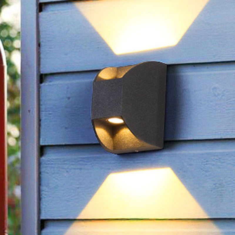 Modern Minimalist Creative Waterproof LED Outdoor Patio Wall Sconce Lamp