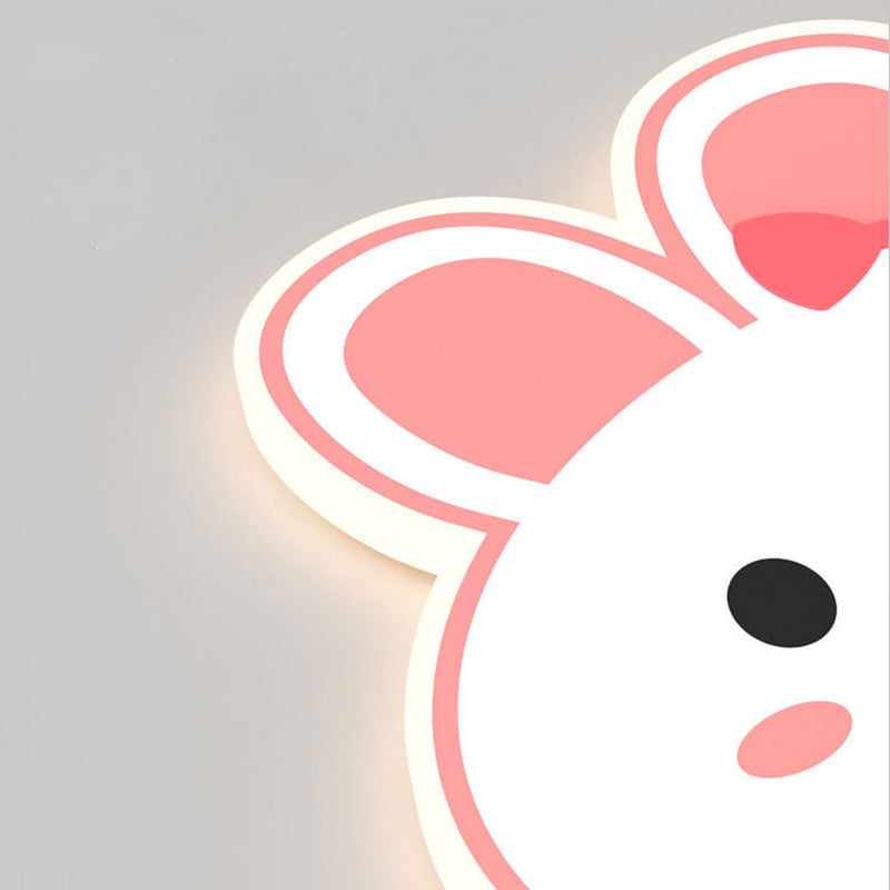 Kreative Cartoon-Kaninchen-Einhorn-Kind-LED-Wandleuchte-Lampe