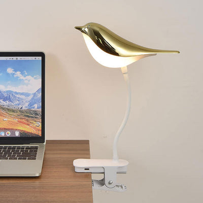 Nordic Creative Bird Clip USB Charging LED Night Light Table Lamp