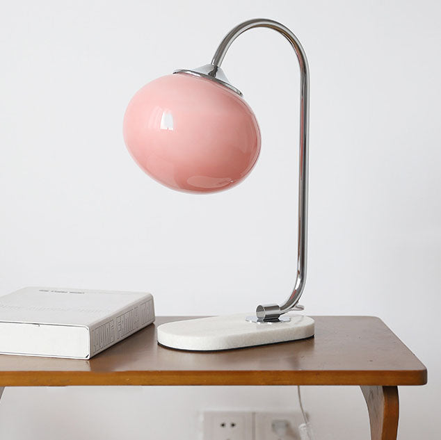 Lampe de table à 1 lumière en fer et marbre minimaliste classique nordique 