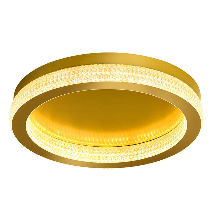 Nordic Iron Acrylic Round  LED Flush Mount Ceiling Light
