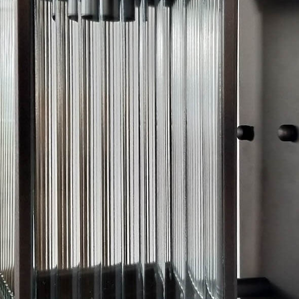 Aplique de pared exterior impermeable moderno y minimalista de aluminio y vidrio cuadrado de 1 luz para jardín 