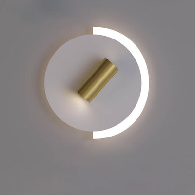 Modern Minimalist Acrylic Disc Spotlight Rotatable LED Wall Sconce Lamp