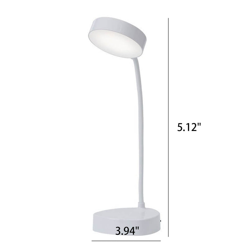 Lampe de table LED pliable à 1 lumière avec chargement USB créatif 